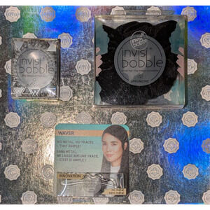Lot Of 3 invisibobble ~ 1 Pack of 3 Slim, 1 Sprunchie & 1 Waver ~ New